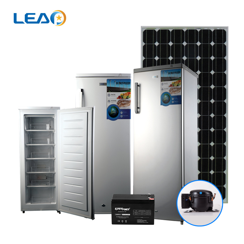 Solar upright freezer